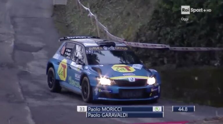 La T Tecnica su Rai Sport con  Moricci-Garavaldi sui tornanti del Ciocco