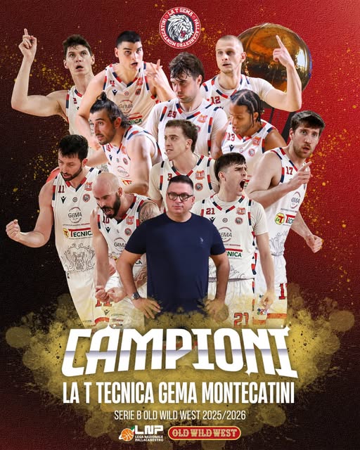 La T Tecnica Gema Montecatini festeggia la promozione in Serie A2